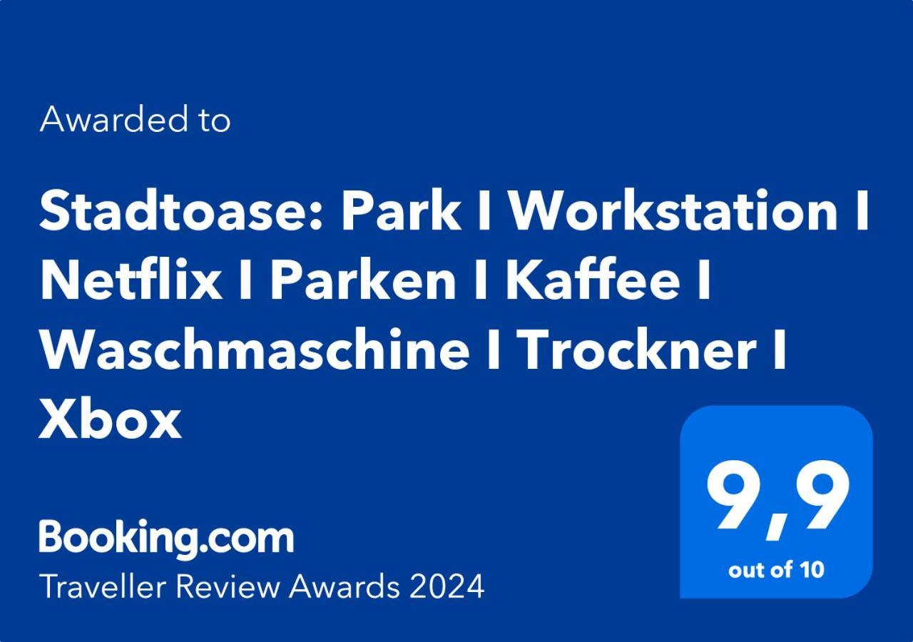 Dnd Stadtoase I Park I Workstation I Netflix I Parken I Kaffee I Waschmaschine I Trockner I Xbox Wurzburg Exterior photo